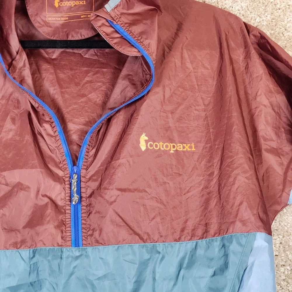 Cotopaxi Teca Windbreaker Jacket Womens M Hooded Colorblock Lightweight Pullover - Picture 3 of 8